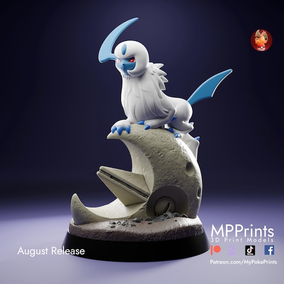 3D printed Pokemon Statues