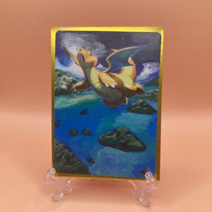 Cartes Pokémon personnalisées peintes à la main