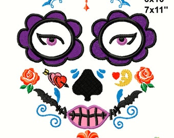 TATTOO embroidery design, Mystical machine embroidery, face tattoo embroidry digital partern 5x7 6x10 7x11