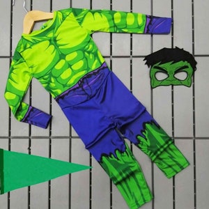 Hulk Mask Child Costume image 1