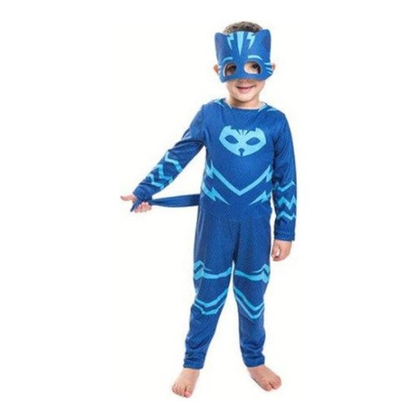 Pj Masks Pj Masks Pj Mask Costume Pijamaskeliler Cat Boy Costume - Catboy Jumpsuit + Masked Set