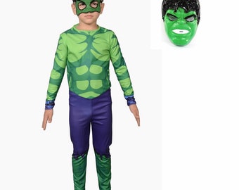 Hulk Kids Costume 2 Mask Kids Costume