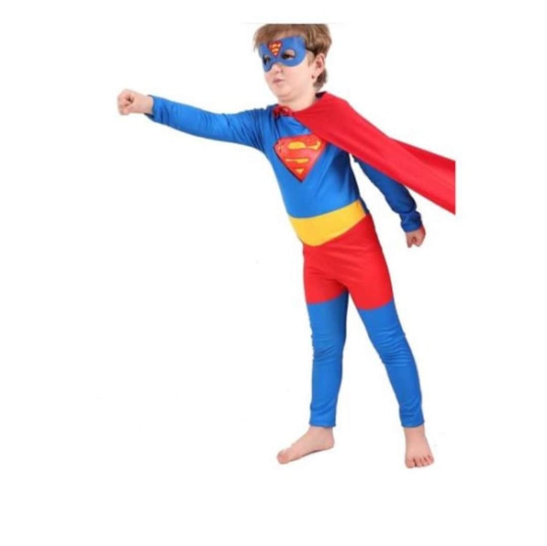 Superman Boy Blue Masquerade Cloak Basic Costume Etsy