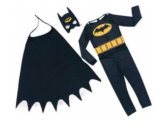 Batman Batman Batman Boy Costume Mantello Mascherato