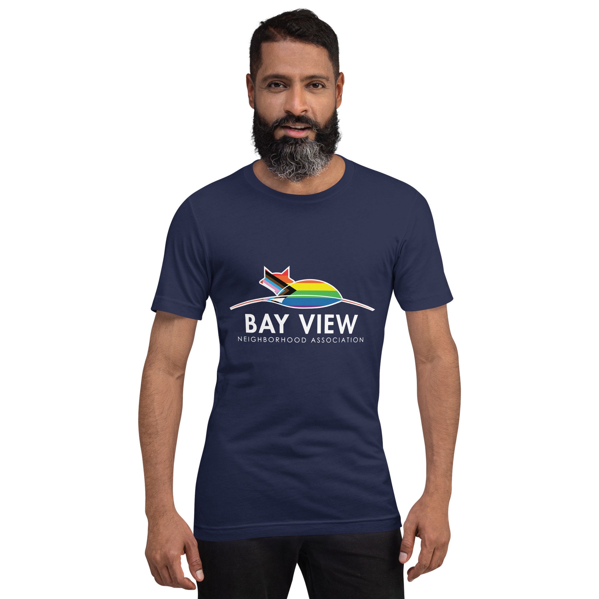 Unisex Bay View Neighborhood Association Pride t-shirt
