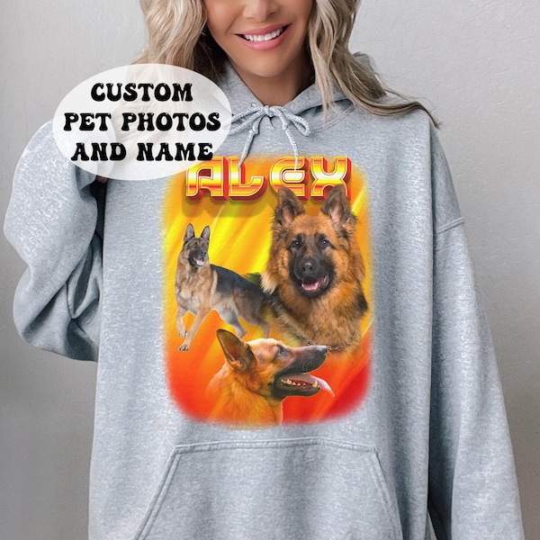 Custom Dog Sweatshirt, Pet Sweatshirt,  Collage Hoodie, Custom Dog Mom Hoodie, Pet Sweatshirt,  90's Sweatshirt, Dog Lover Gift