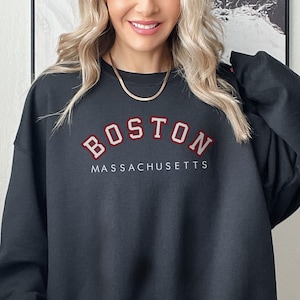 Boston Sweatshirt,  Boston Sweatshirt, Boston Travel Gift, Boston Vacation Gift, Boston Massachusetts Hoodie, Boston Sweatshirt