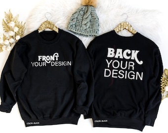 Front And Back Custom Sweatshirt,, Custom Hoodie, Inspired Text, Custom Text ShiHoodiert, Front and Back Personalized Hoodie