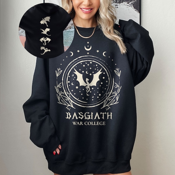 Basgiath War College Sweatshirt, Bookish Sweatshirt,Fourth Wing Sweatshirt,Dragon Rider Hoodie,Rebecca Yoros Hoodie,Fourth Wing, Book Hoodie