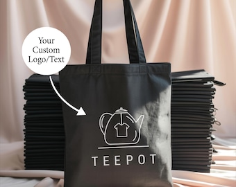 Personalized Bulk Tote Bags Custom Logo, Photo, Text: Small Business Promotional Gift