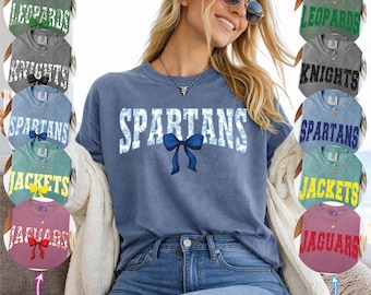 Custom School Spirit Shirts: Favorite Team Mascot T-shirt, Back to School Tee, Cheer Mom Tshirt