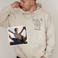 Custom Dad Sweatshirt Portrait From Photo, Personalized Dad Portrait Sweatshirt, Personalized Gifts For Dad, Father's Gift, Christmas Dad