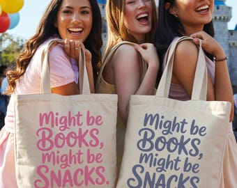 Custom Book Lover Tote Bag: Bookworm, Librarian, Teacher Bookish Gifts