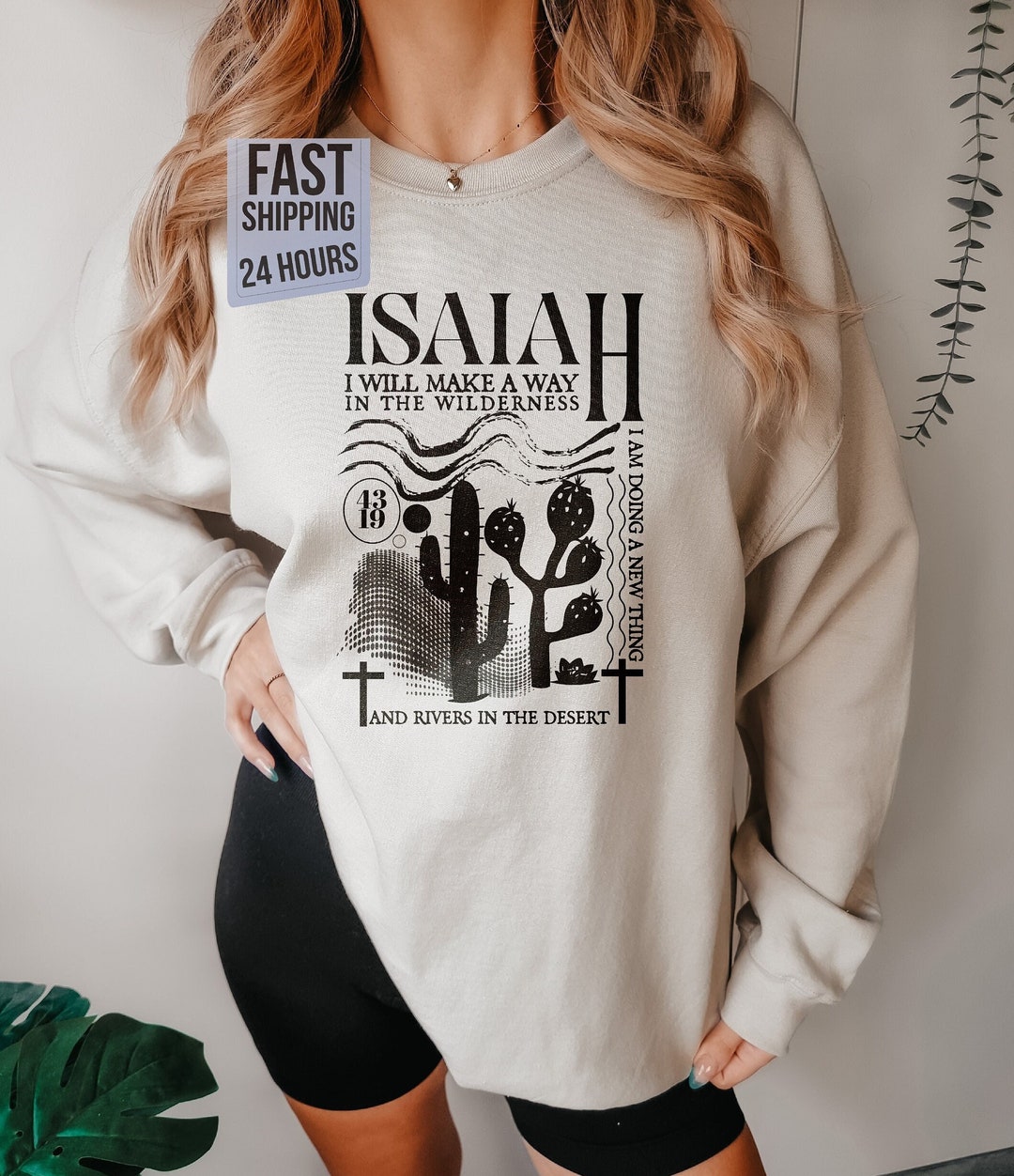 Isaiah, I Will Make a Way Sweatshirt, Christian Sweatshirt, Jesus ...