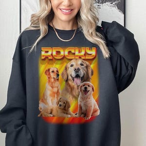 Custom Dog Sweatshirt, Pet Sweatshirt,  Collage Hoodie, Custom Dog Mom Hoodie, Pet Sweatshirt,  90&#39;s Sweatshirt, Dog Lover Gift