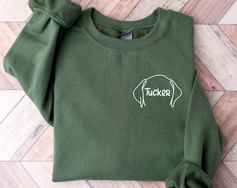 Custom Dog Sweatshirt, Dog Dad Hoodie, Dog Sweatshirt, Personalized Gifts, Dog Mom Gifts,Custom Sweatshirt, Dog Mom Sweatshirt, Custom Gifts