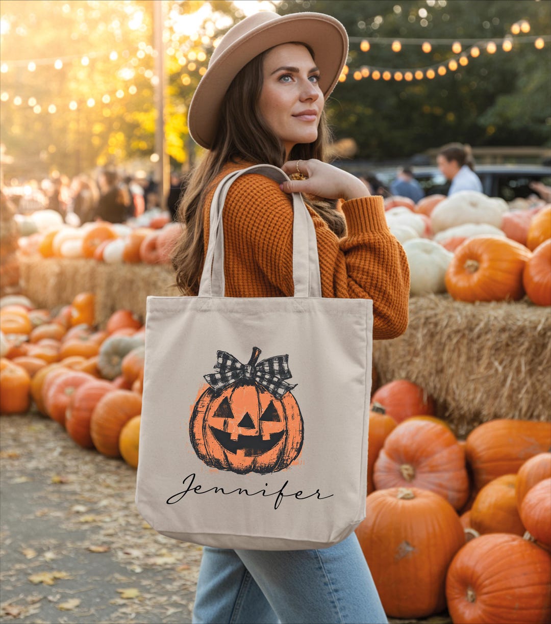 Personalized Halloween Trick or Treat Bag With Custom Name: Halloween ...