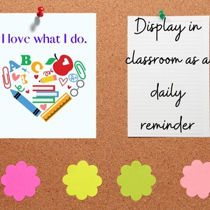 12-pack of Teacher Affirmations for Positive Mindset and Mental Health ...