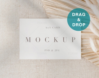 4x6 Card Mockup, Stationary mockup, Wedding invitation mockup, Boho card mockup, Wedding Mockup, Baby Shower Card, R01, R288
