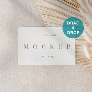 Mockup di carte 4x6, mockup stazionario, mockup di invito a nozze, mockup di carte Boho, mockup di nozze, Baby Shower Card, R01, R288