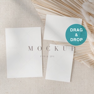 Hochzeitseinladungs-Mockup, 5x7-Kartenmockup, 3,5x5-Kartenmodell, Hochzeitseinladungs-Mockup, Einladungsset-Mockup, einladen, Einladungs-Set, R01, R222