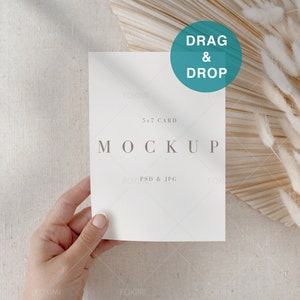 13x18 Karten Mockup, Stationär Mockup, Hochzeitseinladung Mockup, Hochzeits Mockup, Boho Mockup, Hochzeits Mockup, Grußkarte Mockup, R01, R283