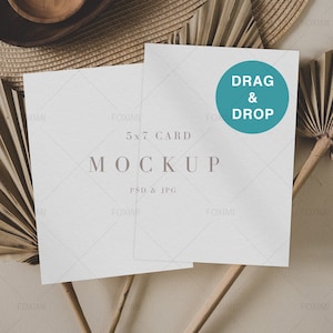 5x7 Card Mockup,Double Card, Invitation Card Mockup, Invite Mockup, Wedding Mockup, Wedding Stationary Mockup, Greeting Card Mockups,R94,R67