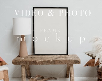 Frame Mockup, Poster Mockup, Wall Art Mockup, Interior Mockup, 50x70, Video Mockup, Video Frame Mockup, Animated Mockup, Mockup Video, 501