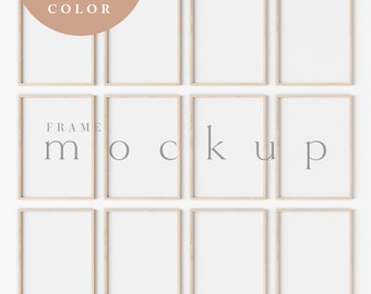 A4|A3|DIN A ISO| 12 Frame Mockup, Wall Art Mockup, Frame Mockups, Poster Mockup,Print Mockup,Frame Mock Ups,Mockup Frame,PSD Mockup|t2w1|089