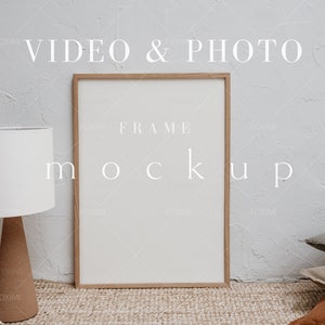 Rahmenmodell, Poster Mockup, Wandkunst Mockup, Innenmodell, 50x70, Video Mockup, Videorahmen Mockup, Animiertes Mockup, Mockup Video, 506