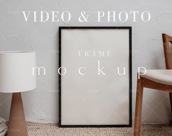 Frame Mockup, Poster Mockup, Wall Art Mockup, Interior Mockup, 50x70, Video Mockup, Video Frame Mockup, Animated Mockup, Mockup Video, 508