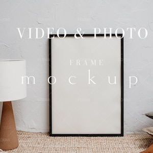 Frame Mockup, Poster Mockup, Wall Art Mockup, Interior Mockup, 50x70, Video Mockup, Video Frame Mockup, Animated Mockup, Mockup Video, 507