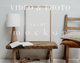 Frame Mockup, Poster Mockup, Wall Art Mockup, Interior Mockup, 50x70, Video Mockup, Video Frame Mockup, Animated Mockup, Mockup Video, 500