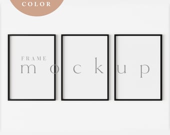 A4|A3|DIN A ISO| 3 Frame Mockup, Wall Art Mockup, Frame Mockups, Poster Mockup, Print Mockup,Frame Mock Ups,Mockup Frame,PSD Mockup|t1w1|070