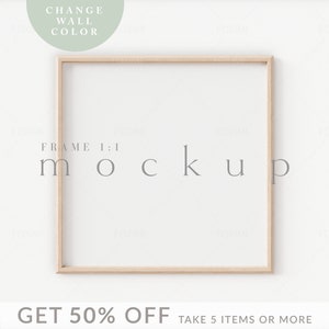Square Frame Mockup, Wall Art Mockup, Frame Mockups, Poster Mockup, Print Mockup, Frame Mock Ups, Mockup Frame, PSD Mockup|t2w3|309