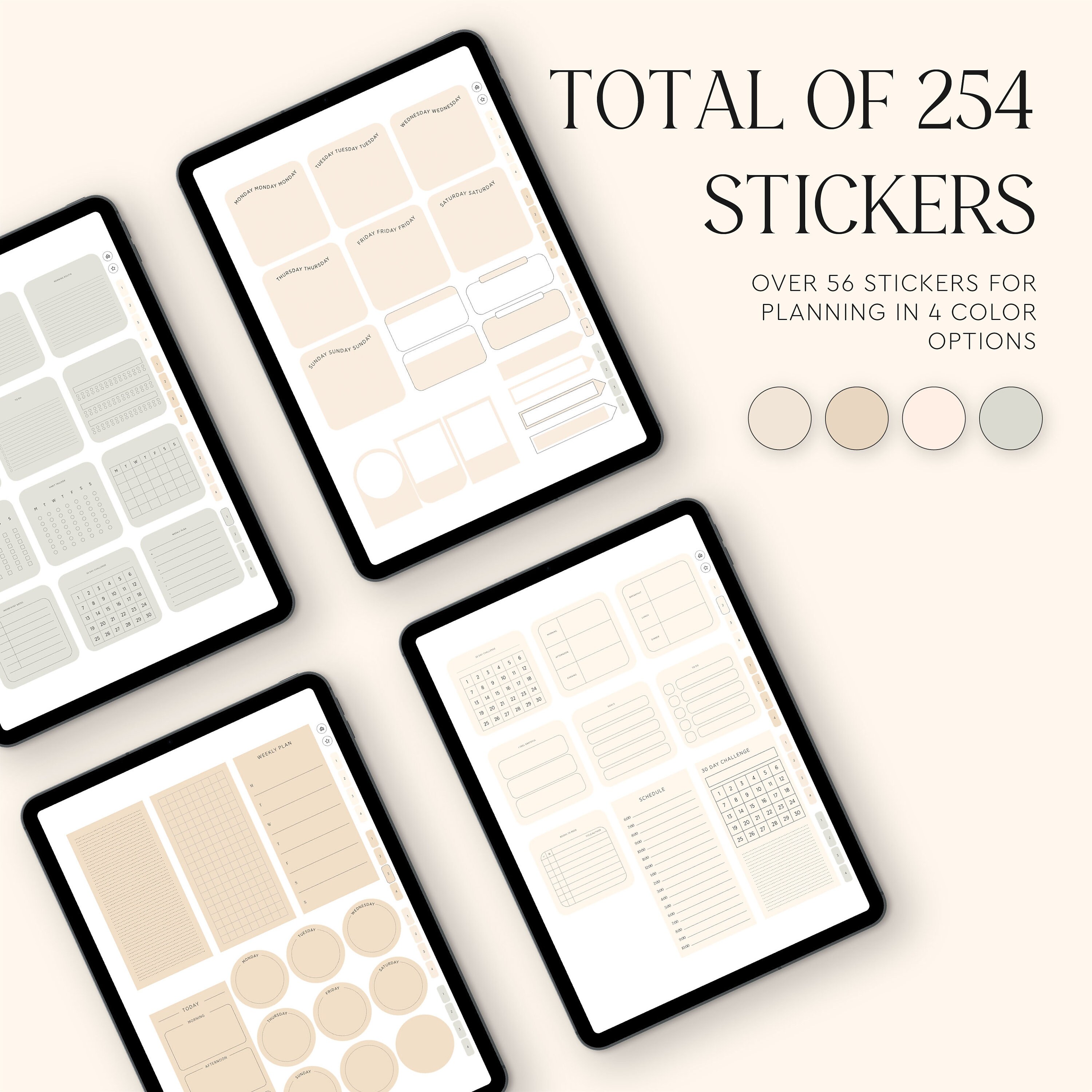 Digital Stickers for Goodnotes / Digital Widgets / Digital Planner ...
