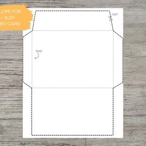 Printable Birthday Card With Printable Envelope | Digital Card ...