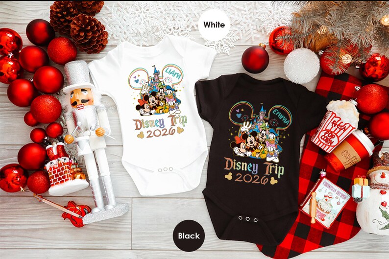 Disney 2026 Shirt, Disneyworld Vacation Shirts, Disney Couple Shirt, Disney Family Tee, Disney Matching Tees afbeelding 7