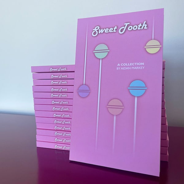 Sweet Tooth by Aidan Markey / poetry collection - LGBTQ+ - self-published