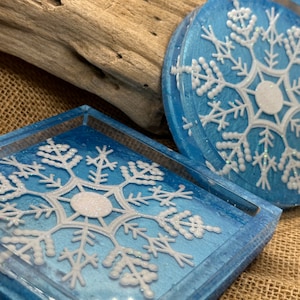 Snowflake Coaster Set