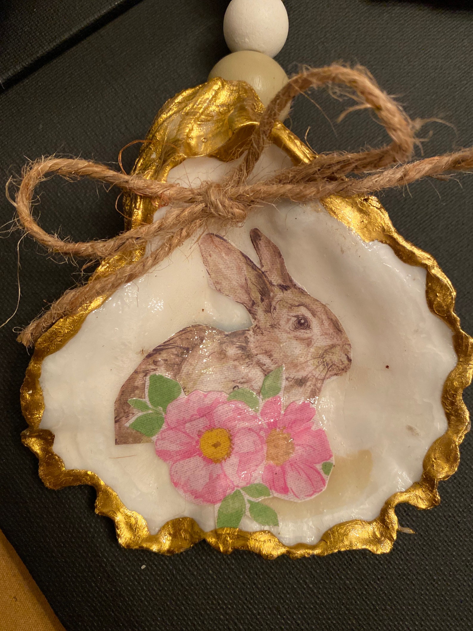 Bunny Ornament Set Etsy