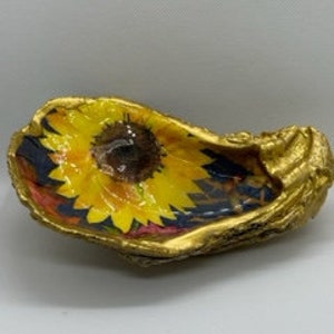 SUNFLOWER RING DISH