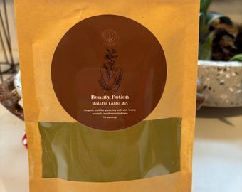 Beauty Potion Matcha Latte Mix, Matcha Latte Mix mit Tremella Pilz, Matcha Latte Mix, Iced Matcha Latte, Beauty Ergänzung, Hot Matcha