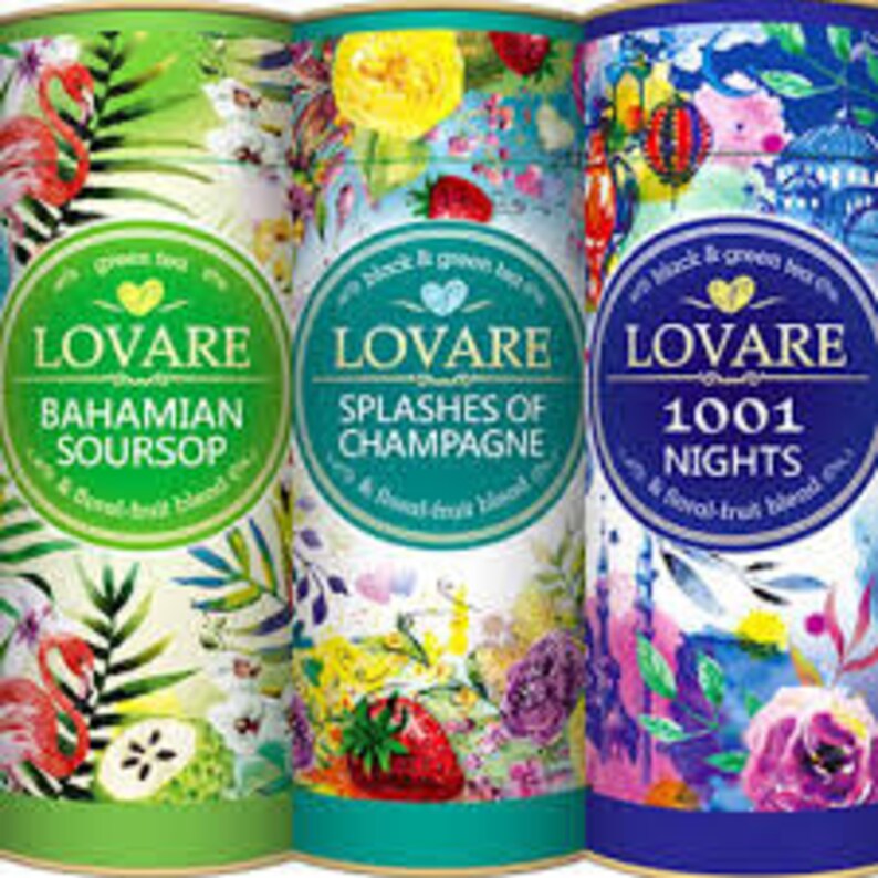Lovare Tea Tubes Collection Etsy