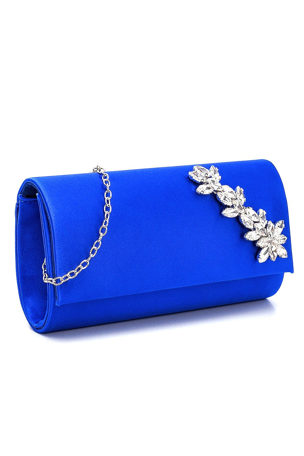 Royal blue rimestone party purse – Selina Habibti Attire