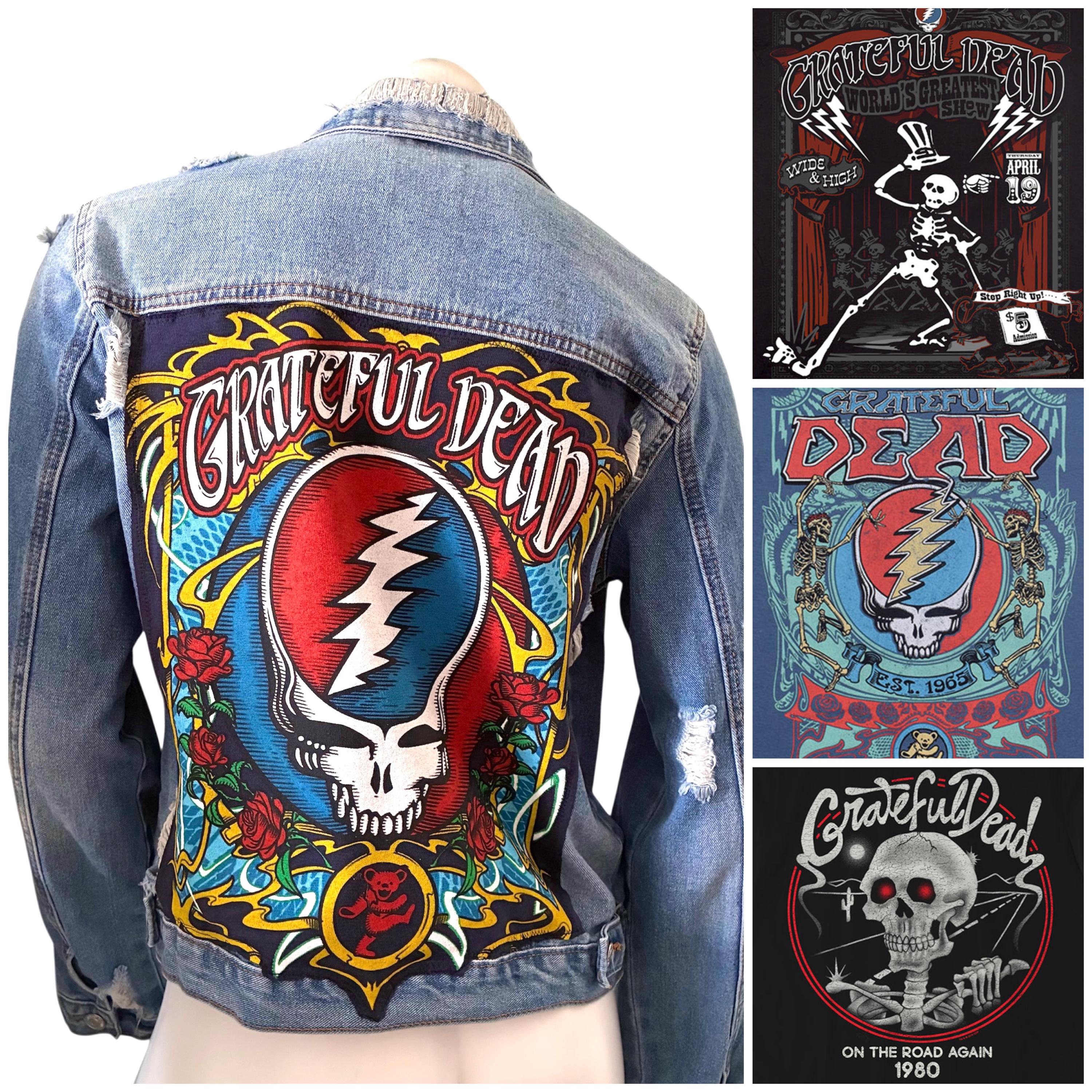 GRATEFUL DEAD PATCH Jean Jacket - Etsy