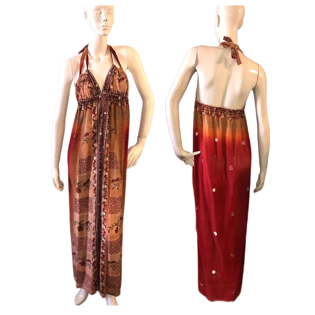 Fil Lumiere Beaded Maxi Dress