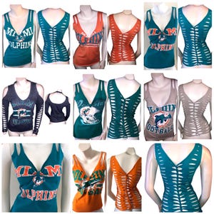 MIAMI Delphine CUSTOM Made To Order Cut Weave zurück Tshirt Top