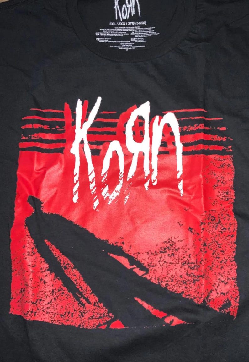 KORN Neckholder T-Shirt Top Metal Rock Punk Goth Konzert Upcycled überarbeiteter zweckentfremdeter Schnitt shredded Festival Distressed Shirt 3