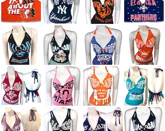 Camiseta personalizada com alças para o seu time